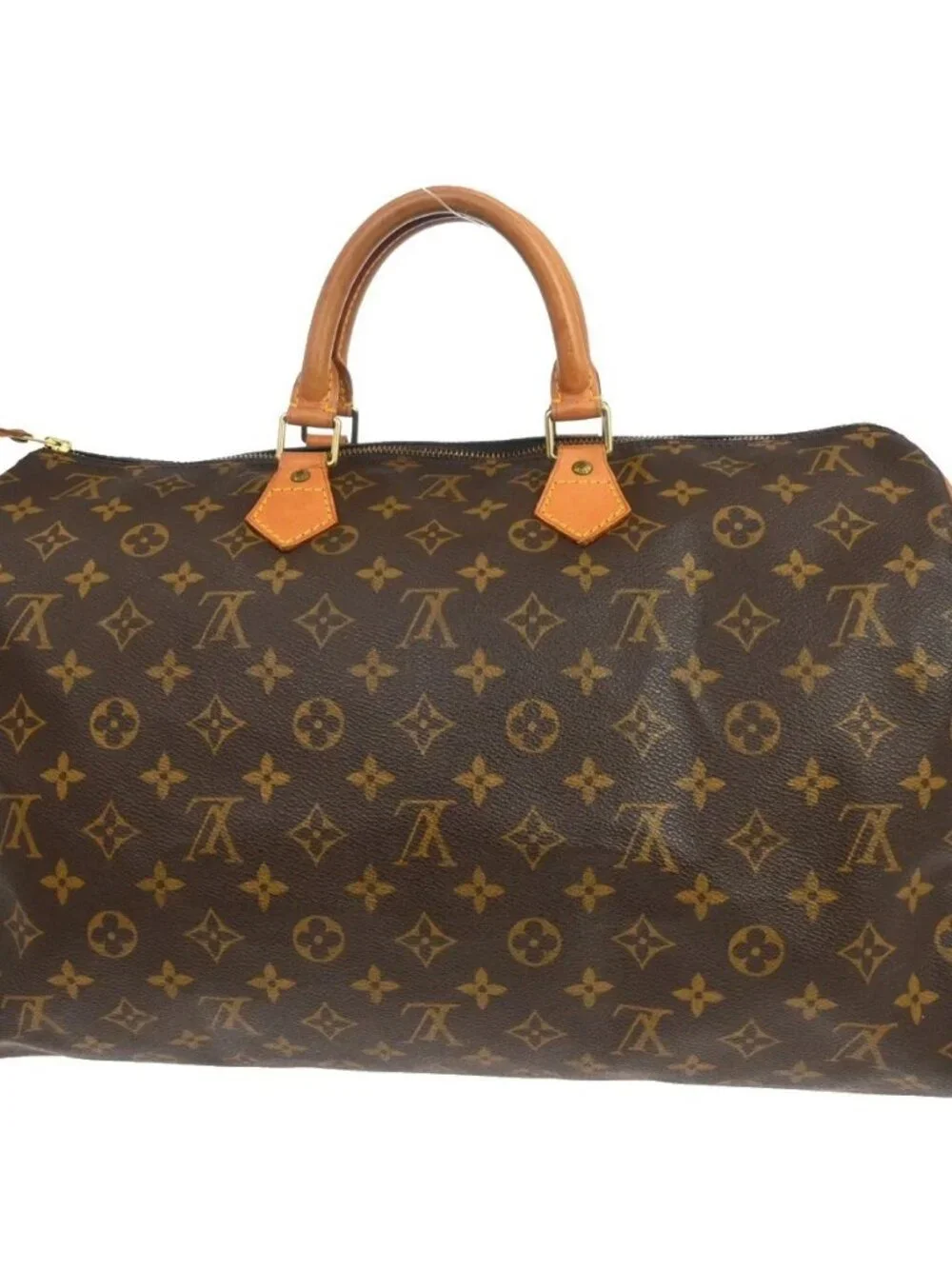 Best03 LOUIS VUITTON MONOGRAM SPEEDY 40 DUFFLE HANDBAG